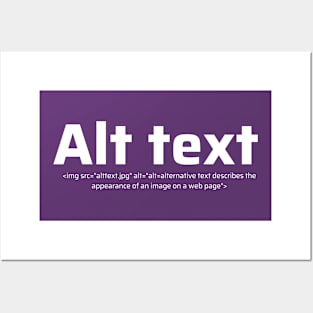 Alt Text Posters and Art